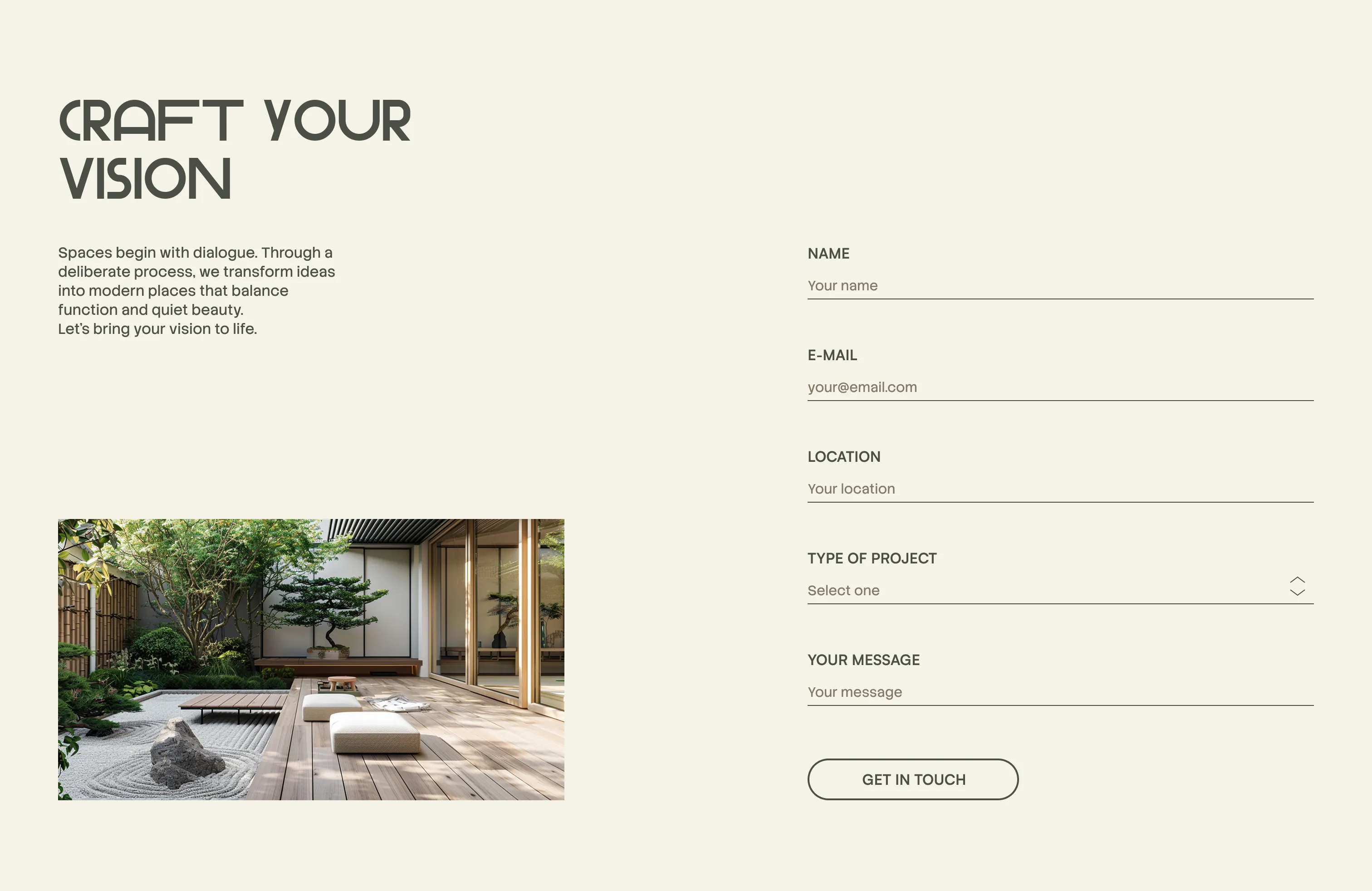 Mizu & Mori homepage phone