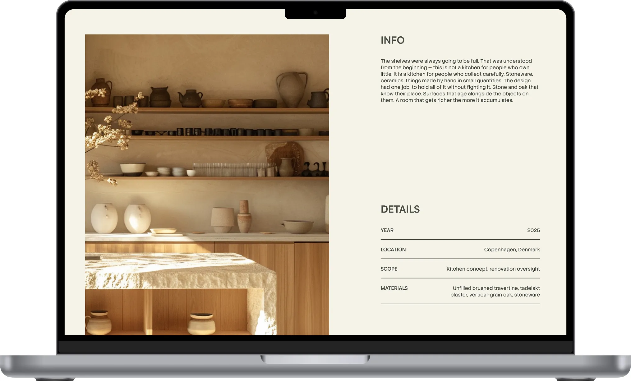 Project Page Macbook Mockup